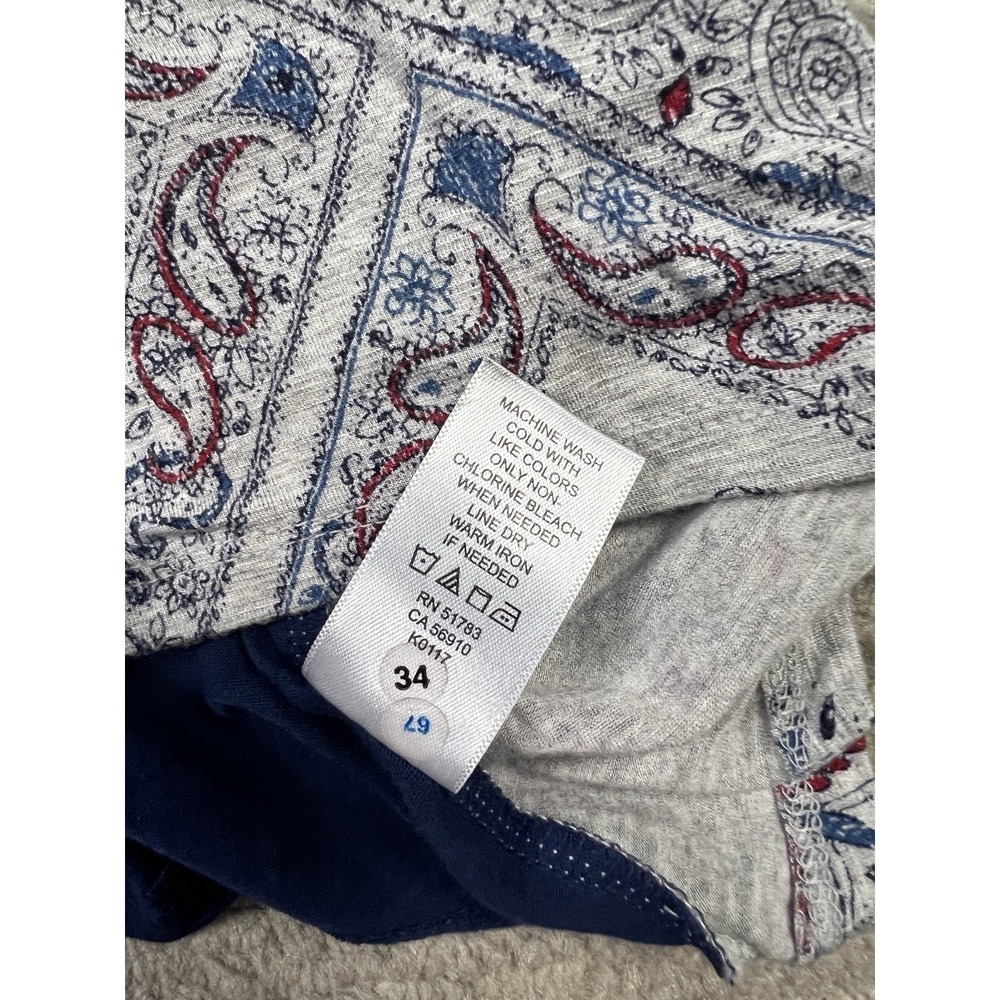 Maurices Top Womens XL Gray Blue Sleeveless Rayon‎ Blend Casual - Picture 11 of 12